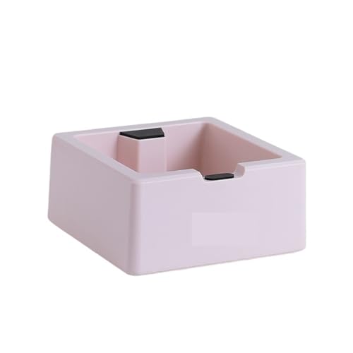 PPQIRU Kaffee Klopfdose Coffee Knock Box Home Bar Abfalleimer Kaffeemaschine Griff Platzierungsbox(Pink) von PPQIRU