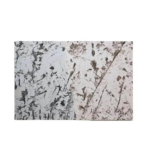 PPQIRU Kaffeemaschine Abtropfmatte 2 Tischsets, geeignet for Verschiedene Szenen, Küchen- und Wohnzimmermuster, Teeuntersetzer, große Kieselgurmatte, trocknende Kaffeematte(Grey,28x38cm) von PPQIRU