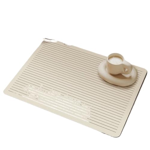 PPQIRU Kaffeemaschine Abtropfmatte 2 stücke Geschirr Matte Saugfähigen Ablassen Kaffee Teller Trocknen Schnell Trocknend Bad(20X30CM) von PPQIRU