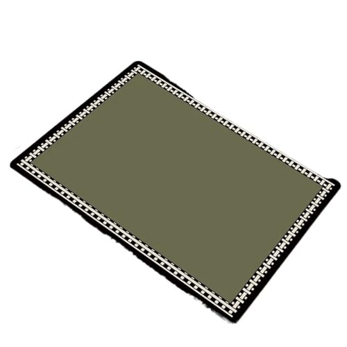PPQIRU Kaffeemaschine Abtropfmatte 2 stücke Kaffee Tasse Trocknen Matte Küche Saugfähigen Ablauf Zähler Bar Geschirr Pad(Green,40x60cm) von PPQIRU