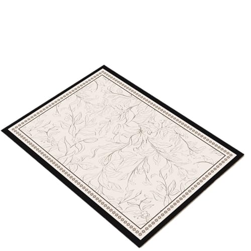 PPQIRU Kaffeemaschine Abtropfmatte 2 stücke Kaffee Tasse Trocknen Matte Küche Saugfähigen Ablauf Zähler Bar Geschirr Pad(White,30x40cm) von PPQIRU