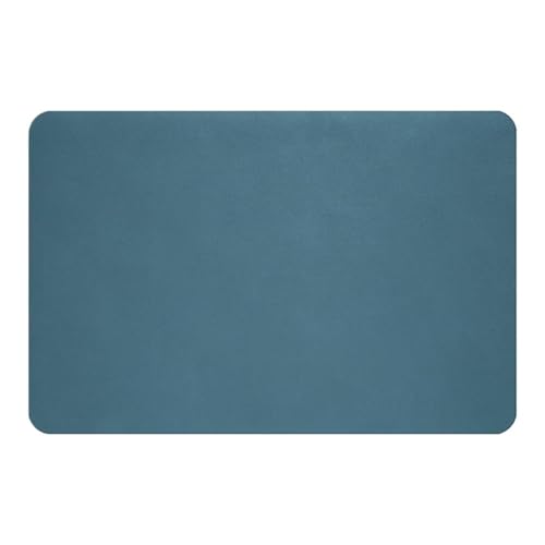 PPQIRU Kaffeemaschine Abtropfmatte 2 stücke Küche Saugfähigen Ablassen Matte Kaffee Gericht Große Trocknen Schnell Trocknend Bad Ablauf Pad Wasserhahn Tischset(Blue,40x50cm) von PPQIRU