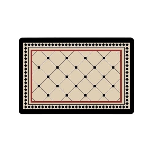 PPQIRU Kaffeemaschine Abtropfmatte 2 stücke Schnell Trocknend Geschirr Matte Küche Kaffee Ablassen Pad Tasse Flasche Tischset Saugfähigen CoffeeMats(beige,40x 60cm) von PPQIRU