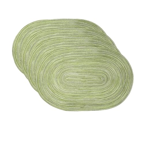 PPQIRU Kaffeemaschine Abtropfmatte Tischsets, 4er-Set, Kaffee-Bar-Ablaufpolster, Tischset, waschbare for Küche, Esstisch(Green) von PPQIRU