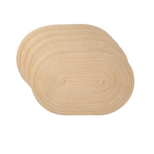 PPQIRU Kaffeemaschine Abtropfmatte Tischsets, 4er-Set, Kaffee-Bar-Ablaufpolster, Tischset, waschbare for Küche, Esstisch(Light Brown) von PPQIRU