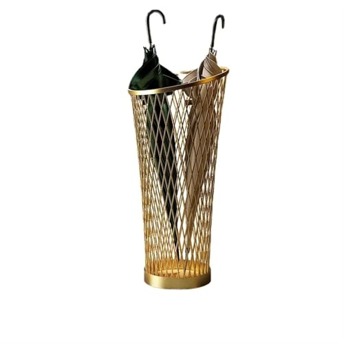 PPQIRU Regenschirmständer Aus Metall Creative Hollow Umbrella Stand Home Door Umbrella Storage Organization Umbrella Barrel Hotel Lobby House Umbrellas Holder von PPQIRU