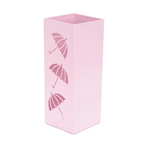 PPQIRU Regenschirmständer Aus Metall Metal Umbrella Rack Holder Walking Holder Umbrella Stand Storage for Office Collocations In Hallway(Pink) von PPQIRU