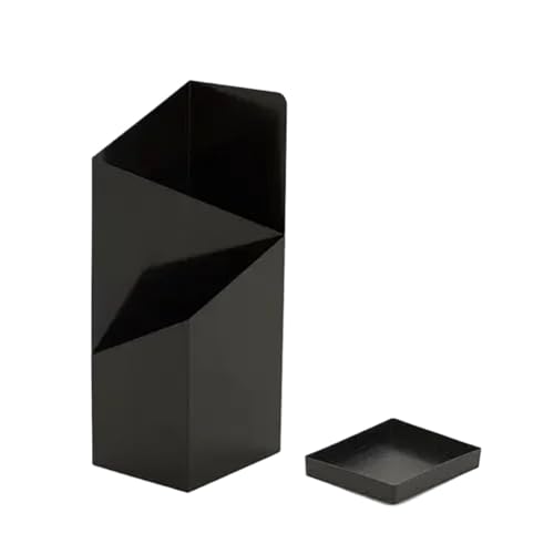 PPQIRU Regenschirmständer Aus Metall Metal Umbrella Stand Double Grid Parasol Holder Versatile Umbrella Stand with Separate Water Connection Plate for Multiple Scenarios(Black) von PPQIRU