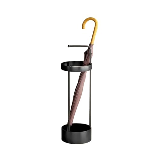 PPQIRU Regenschirmständer Aus Metall Metal Umbrella Stand Floor Metal Umbrella Stands for Special-Shaped Storage Umbrella Holder Creative Simple Home Umbrella Holder(Black) von PPQIRU