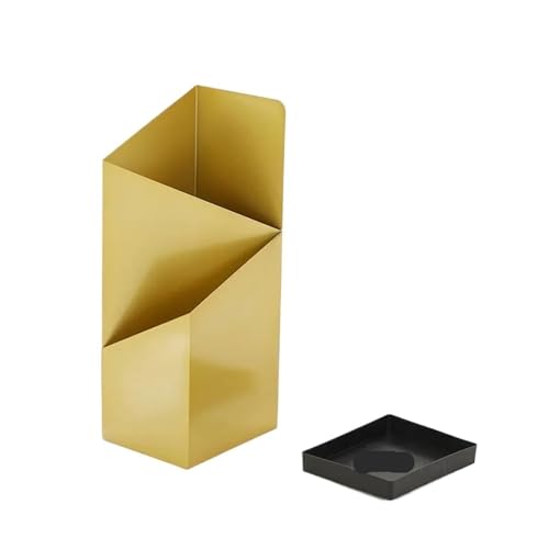 PPQIRU Regenschirmständer Aus Metall Metal Umbrella Stands Home Furniture Designer Hotel Entrance Umbrella Stand Creative Modern Corridor Umbrella Storage Shelves(Gold) von PPQIRU