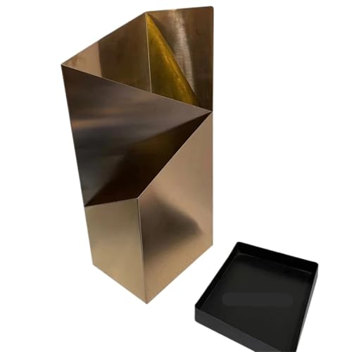 PPQIRU Regenschirmständer Aus Metall Metal Umbrella Stands Home Furniture Designer Hotel Entrance Umbrella Stand Creative Modern Corridor Umbrella Storage Shelves(Rose Gold) von PPQIRU