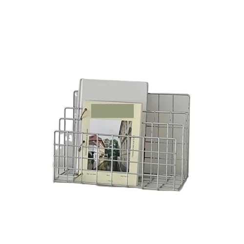 PPQIRU Schreibtisch-Bücherregal 2 stücke Eisen Desktop Storage Rack Organizer Tisch Metall Organisation Rack Bücherregal Schreibtisch Multi-funktionale Lagerung Rack von PPQIRU