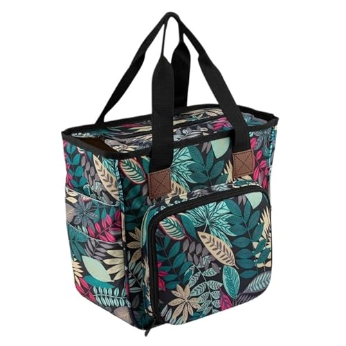 PPQIRU Tragbare Stricken Tasche DIY Garn Lagerung Organizer Häkeln Haken Nadeln Faden Stricken Tote Tasche for Garn Bälle Nähen Zugriffs von PPQIRU