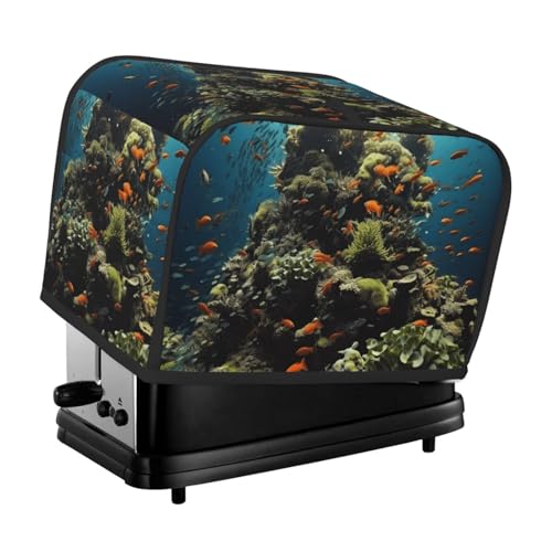 2 Scheiben Toaster-Abdeckung mit Taschen und Griff oben, kleine Brotbackmaschinen-Abdeckungen, Biodiversität, Küche, kleine Geräte, waschbar, universelle Ofenabdeckungen 2 Scheiben Toaster-Abdeckung mit Taschen und Griff oben, kleine Brotbackmaschinen-Abdeckungen, Biodiversität, Küche, kleine Geräte, waschbar, universelle Ofenabdeckungen von PPTHSNVB