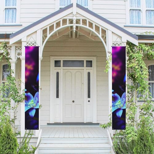 2 Stück Frühling Sommer Willkommen Veranda Banner Hängende Flagge Veranda Schild für Haustür Wand Veranda Banner Blau Lila Blume Schmetterling Willkommen Tür Hängende Banner Wand Hintergrund Urlaub 2 Stück Frühling Sommer Willkommen Veranda Banner Hängende Flagge Veranda Schild für Haustür Wand Veranda Banner Blau Lila Blume Schmetterling Willkommen Tür Hängende Banner Wand Hintergrund Urlaub von PPTHSNVB