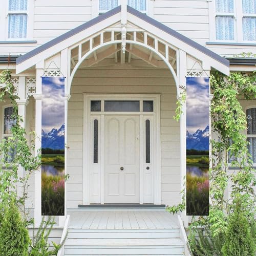 2 Stück Frühling Sommer Willkommen Veranda Banner Hängende Flagge Veranda Schild für Haustür Wand Veranda Banner Grand Teton Nationalpark Willkommen Tür Hängende Banner Wand Hintergrund Urlaub 2 Stück Frühling Sommer Willkommen Veranda Banner Hängende Flagge Veranda Schild für Haustür Wand Veranda Banner Grand Teton Nationalpark Willkommen Tür Hängende Banner Wand Hintergrund Urlaub von PPTHSNVB