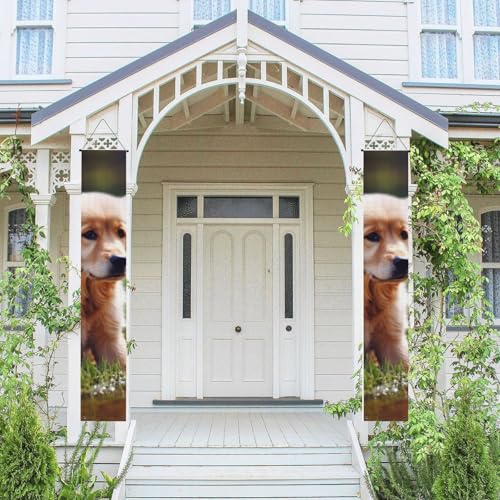 2 Stück Frühling Sommer Willkommen Veranda Banner Hängende Flagge Veranda Schild für Haustür Wand Veranda Banner Hund und eine Ente Willkommenstür Hängendes Banner Wand Hintergrund Urlaub Dekoration 2 Stück Frühling Sommer Willkommen Veranda Banner Hängende Flagge Veranda Schild für Haustür Wand Veranda Banner Hund und eine Ente Willkommenstür Hängendes Banner Wand Hintergrund Urlaub Dekoration von PPTHSNVB