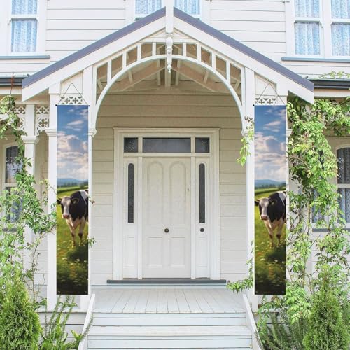2 Stück Frühling Sommer Willkommen Veranda Banner Hängende Flagge Veranda Schild für Haustür Wand Veranda Banner Kühe Weiden Willkommen Tür Hängende Banner Wand Hintergrund Urlaub Dekoration 2 Stück Frühling Sommer Willkommen Veranda Banner Hängende Flagge Veranda Schild für Haustür Wand Veranda Banner Kühe Weiden Willkommen Tür Hängende Banner Wand Hintergrund Urlaub Dekoration von PPTHSNVB