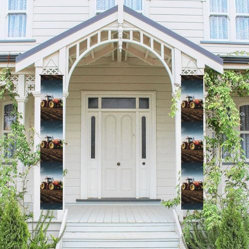 2 Stück Frühling Sommer Willkommen Veranda Banner Hängende Flagge Veranda Schild für Haustür Wand Veranda Banner Traktor Bauernhof Willkommen Tür Hängende Banner Wand Hintergrund Urlaub Dekoration 2 Stück Frühling Sommer Willkommen Veranda Banner Hängende Flagge Veranda Schild für Haustür Wand Veranda Banner Traktor Bauernhof Willkommen Tür Hängende Banner Wand Hintergrund Urlaub Dekoration von PPTHSNVB