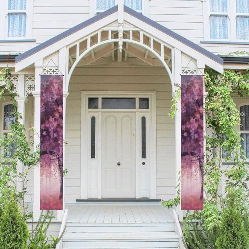 2 Stück Frühling Sommer Willkommen Veranda Banner hängende Flagge Veranda Schild für Haustür Wand Veranda Banner Blumen Baum Willkommen Tür hängende Banner Wand Hintergrund Urlaub Dekoration 2 Stück Frühling Sommer Willkommen Veranda Banner hängende Flagge Veranda Schild für Haustür Wand Veranda Banner Blumen Baum Willkommen Tür hängende Banner Wand Hintergrund Urlaub Dekoration von PPTHSNVB