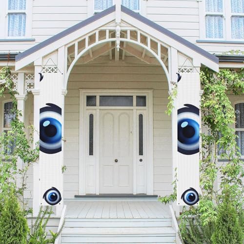2 Stück Frühling Sommer Willkommen Veranda Banner hängende Flagge Veranda Schild für Haustür Wand Veranda Banner Böse Augen Willkommen Tür hängende Banner Wand Hintergrund Urlaub Dekoration 2 Stück Frühling Sommer Willkommen Veranda Banner hängende Flagge Veranda Schild für Haustür Wand Veranda Banner Böse Augen Willkommen Tür hängende Banner Wand Hintergrund Urlaub Dekoration von PPTHSNVB