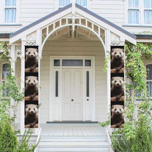 2 Stück Frühling Sommer Willkommen Veranda Banner hängende Flagge Veranda Schild für Haustür Wand Veranda Banner Frettchen Willkommen Tür hängende Banner Wand Hintergrund Urlaub Dekoration 2 Stück Frühling Sommer Willkommen Veranda Banner hängende Flagge Veranda Schild für Haustür Wand Veranda Banner Frettchen Willkommen Tür hängende Banner Wand Hintergrund Urlaub Dekoration von PPTHSNVB