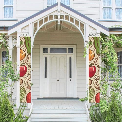 2 Stück Frühling Sommer Willkommen Veranda Banner hängende Flagge Veranda Schild für Haustür Wand Veranda Banner Gemüse Obst Willkommen Tür hängende Banner Wand Hintergrund Urlaub Dekoration 2 Stück Frühling Sommer Willkommen Veranda Banner hängende Flagge Veranda Schild für Haustür Wand Veranda Banner Gemüse Obst Willkommen Tür hängende Banner Wand Hintergrund Urlaub Dekoration von PPTHSNVB