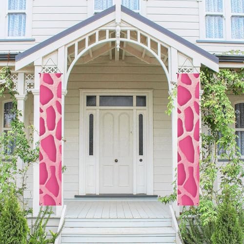 2 Stück Frühling Sommer Willkommen Veranda Banner hängende Flagge Veranda Schild für Haustür Wand Veranda Banner Giraffe Textur Willkommen Tür hängende Banner Wand Hintergrund Urlaub Dekoration 2 Stück Frühling Sommer Willkommen Veranda Banner hängende Flagge Veranda Schild für Haustür Wand Veranda Banner Giraffe Textur Willkommen Tür hängende Banner Wand Hintergrund Urlaub Dekoration von PPTHSNVB
