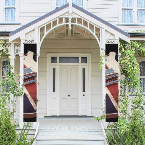 2 Stück Frühling Sommer Willkommen Veranda Banner hängende Flagge Veranda Schild für Haustür Wand Veranda Banner Gitarre Britische Flagge Willkommen Tür hängende Banner Wand Hintergrund Urlaub 2 Stück Frühling Sommer Willkommen Veranda Banner hängende Flagge Veranda Schild für Haustür Wand Veranda Banner Gitarre Britische Flagge Willkommen Tür hängende Banner Wand Hintergrund Urlaub von PPTHSNVB