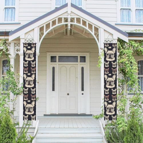 2 Stück Frühling Sommer Willkommen Veranda Banner hängende Flagge Veranda Schild für Haustür Wand Veranda Banner I Love Französische Bulldogge Willkommen Tür hängende Banner Wand Hintergrund Urlaub 2 Stück Frühling Sommer Willkommen Veranda Banner hängende Flagge Veranda Schild für Haustür Wand Veranda Banner I Love Französische Bulldogge Willkommen Tür hängende Banner Wand Hintergrund Urlaub von PPTHSNVB