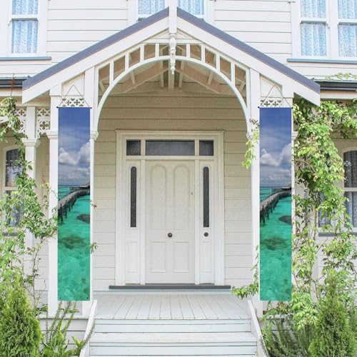 2 Stück Frühling Sommer Willkommen Veranda Banner hängende Flagge Veranda Schild für Haustür Wand Veranda Banner Malediven Landschaft Willkommen Tür hängende Banner Wand Hintergrund Urlaub Dekoration 2 Stück Frühling Sommer Willkommen Veranda Banner hängende Flagge Veranda Schild für Haustür Wand Veranda Banner Malediven Landschaft Willkommen Tür hängende Banner Wand Hintergrund Urlaub Dekoration von PPTHSNVB