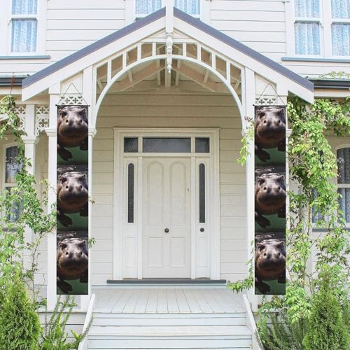 2 Stück Frühling Sommer Willkommen Veranda Banner hängende Flagge Veranda Schild für Haustür Wand Veranda Banner Tauchen Nilpferd Willkommen Tür hängende Banner Wand Hintergrund Urlaub Dekoration 2 Stück Frühling Sommer Willkommen Veranda Banner hängende Flagge Veranda Schild für Haustür Wand Veranda Banner Tauchen Nilpferd Willkommen Tür hängende Banner Wand Hintergrund Urlaub Dekoration von PPTHSNVB