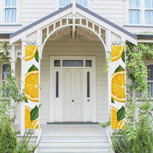 2 Stück Frühling Sommer Willkommen Veranda Banner hängende Flagge Veranda Schild für Haustür Wand Veranda Banner Zitrone Obst Muster Willkommen Tür hängende Banner Wand Hintergrund Urlaub Dekoration 2 Stück Frühling Sommer Willkommen Veranda Banner hängende Flagge Veranda Schild für Haustür Wand Veranda Banner Zitrone Obst Muster Willkommen Tür hängende Banner Wand Hintergrund Urlaub Dekoration von PPTHSNVB