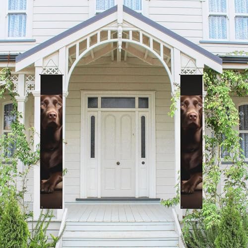 2 Stück Frühling Sommer Willkommen Veranda Banner hängende Flagge Veranda Schild für Haustür Wand Veranda Banner braun Labrador Retriever Willkommen Tür hängende Banner Wand Hintergrund Urlaub 2 Stück Frühling Sommer Willkommen Veranda Banner hängende Flagge Veranda Schild für Haustür Wand Veranda Banner braun Labrador Retriever Willkommen Tür hängende Banner Wand Hintergrund Urlaub von PPTHSNVB