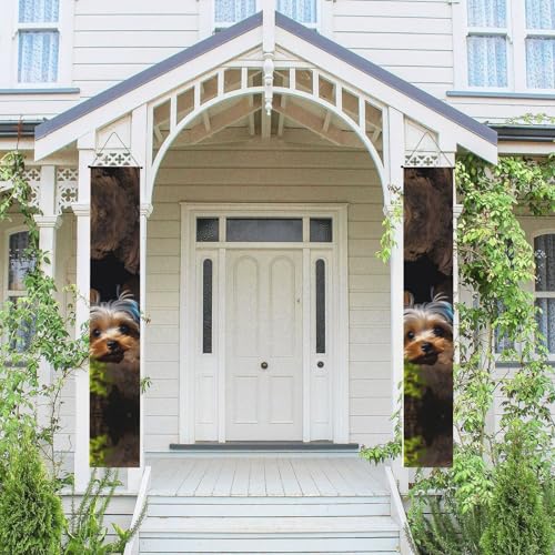 2 Stück Frühling Sommer Willkommen Veranda Banner hängende Flagge Veranda Schild für Haustür Wand Veranda Banner ein kleiner Yorkshire Terrier Willkommensbanner Wandhintergrund Urlaubsdekoration 2 Stück Frühling Sommer Willkommen Veranda Banner hängende Flagge Veranda Schild für Haustür Wand Veranda Banner ein kleiner Yorkshire Terrier Willkommensbanner Wandhintergrund Urlaubsdekoration von PPTHSNVB