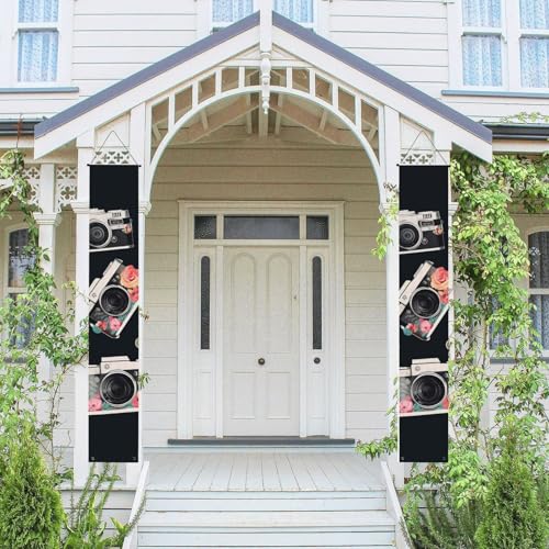 2 Stück Frühling-Sommer-Willkommensbanner zum Aufhängen, Flagge, Veranda-Schild für Haustür, Wand, Veranda, Banner, Blumenkamera, Willkommens-Tür-Banner, Wandhintergrund, Urlaubsdekoration 2 Stück Frühling-Sommer-Willkommensbanner zum Aufhängen, Flagge, Veranda-Schild für Haustür, Wand, Veranda, Banner, Blumenkamera, Willkommens-Tür-Banner, Wandhintergrund, Urlaubsdekoration von PPTHSNVB