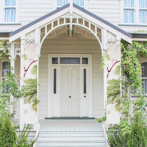 2 Stück Frühling-Sommer-Willkommensbanner zum Aufhängen, Flagge, Veranda-Schild für Haustür, Wand, Veranda, Banner, schöne Weinblätter, Willkommens-Tür-Banner, Wandhintergrund, Urlaubsdekoration 2 Stück Frühling-Sommer-Willkommensbanner zum Aufhängen, Flagge, Veranda-Schild für Haustür, Wand, Veranda, Banner, schöne Weinblätter, Willkommens-Tür-Banner, Wandhintergrund, Urlaubsdekoration von PPTHSNVB