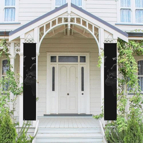 2 Stück Frühling-Sommer-Willkommensbanner zum Aufhängen, Flagge, Veranda-Schild für Haustür, Wand, Veranda, Banner, schwarze Weltkarte, Willkommens-Tür-Banner, Wandhintergrund, Urlaubsdekoration 2 Stück Frühling-Sommer-Willkommensbanner zum Aufhängen, Flagge, Veranda-Schild für Haustür, Wand, Veranda, Banner, schwarze Weltkarte, Willkommens-Tür-Banner, Wandhintergrund, Urlaubsdekoration von PPTHSNVB