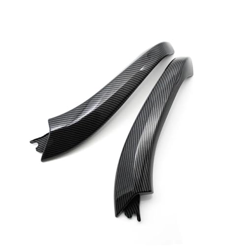 Auto Vorne Hinten Innen Türgriff Pull Griff Panel Abdeckung Für BMW X3 X4 G01G02 F98 2018-2022(Carbon Cover 2PCS) von PPXDM
