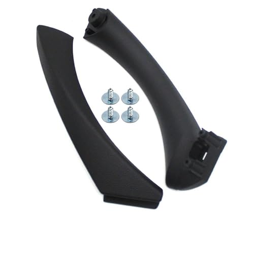 Autoinnenraum Links Rechts Türinnengriff Panel Pull Trim Abdeckung Für BMW 3er E90 E91 316 328i 2005-2012(Black Right Set) von PPXDM