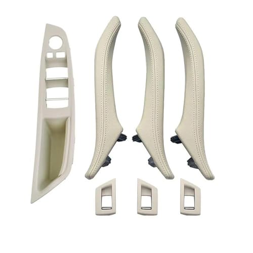 PPXDM Auto Handantrieb Innentür Pull Griff Montagesatz Für BMW 5 Series F10 F11 F18 520 523 530 2010-2017(LHD Beige) von PPXDM