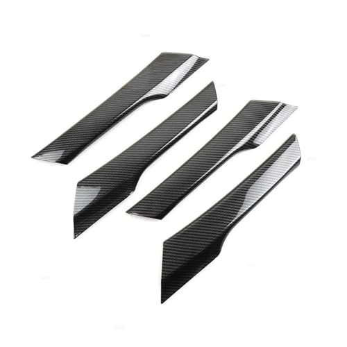 PPXDM Auto Innen Tür Griff Pull Abdeckung Trim Innen Zubehör Für VW Für Tiguan 2008-2016(Carbon Fiber Texture) von PPXDM