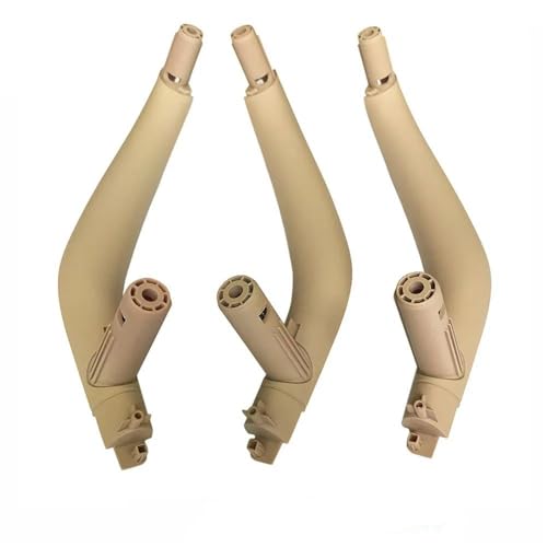 PPXDM Auto Innentür Links Rechts Pull Griff Trim Abdeckung Für BMW X5 X6 F15 F16 2014-2018(LHD Beige Set) von PPXDM