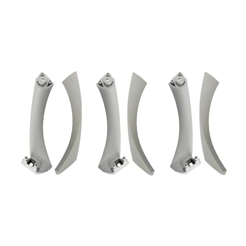 PPXDM Auto-Innentür-Zuggriff-Außenabdeckungs-Trim-Ersatz Für BMW 3er E90 325 328i 2004-2012(LHD Gray) von PPXDM