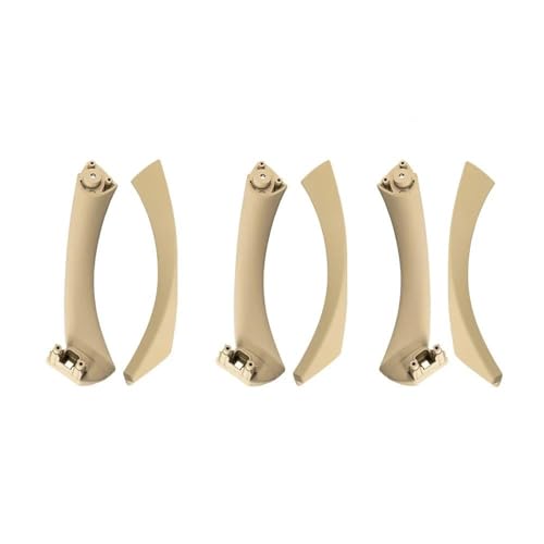 PPXDM Auto-Innentür-Zuggriff-Außenabdeckungs-Trim-Ersatz Für BMW 3er E90 325 328i 2004-2012(RHD Beige) von PPXDM