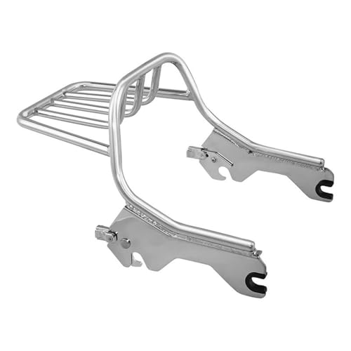 PPXDM Gepäckträgerhalterung Motorrad Zwei Up Gepäck Rack Für Harley Low Rider ST FXLRST 2023 EL Diablo FXRST 2022 Sport Glide FLSB 2018 2021(Type C) von PPXDM