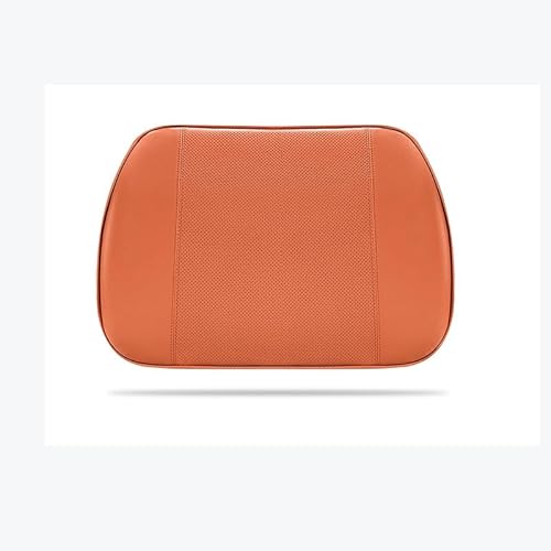 PQBATED Auto Lendenstütze Kissen, für Dacia Spring 2024 Komfortabel Atmungsaktiv Sitze Lumbar Support Pillows, Car Zubehör,C-Orange von PQBATED