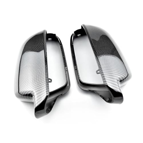 PQCORBE Für A-UDI A3 8P A4 A5 B8 B8.5 Q3 A6 C6 4F S6 A8 D3 8K SQ3 Autospiegelabdeckung Blinkerschutz Rückspiegelabdeckung Seitlicher Rückspiegelschutz(Carbon Look-B8.5) von PQCORBE