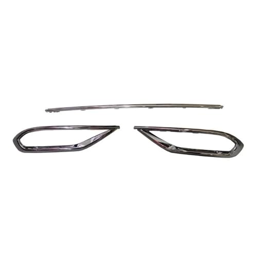 PQCORBE Für VW Für Tiguan MK2 2022 2023 2024 Chrom-Auspuff-Diffusor Edelstahl-Autoauspuff-Endrohrabdeckung Auspuffendrohre(D 3PCS) von PQCORBE