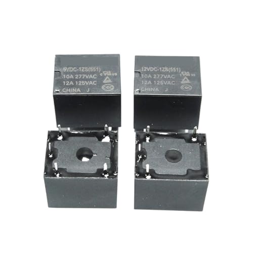 JQC-3FF-005/009/012/024VDC-1ZS 10A 12V Umwandlung Subminiatur Hohe-Relais 5PIN 5Pcs(JQC-3FF-009VDC-1ZS) von PQMQJMVY